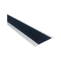 Bande antidérapante autocollante pour marche d'escalier, noire, à peler et à coller, garniture d'escalier commerciale, marche d'escalier en carbure de silicium, moulage de nez de marche