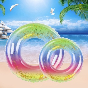 Nouveau design tendance, bouée gonflable en <span class=keywords><strong>PVC</strong></span> de 60 cm avec poignées pour enfant, à prix abordable - Product Image 1