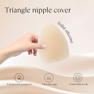 <span class=keywords><strong>Copricapezzoli</strong></span> a Forma Triangolare per Abito da Sposa, in Bio-Gel US DOW Medical, Adesivi in Silicone Opaco Impermeabili, Effetto <span class=keywords><strong>Push</strong></span>-<span class=keywords><strong>Up</strong></span> Invisibile - Product Image 6