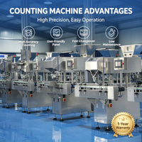 Jianfeng Nouveau Design Compteur Rotatif pour Comprimés 16 Canaux Machine de Comptage Embouteillage Machine de Comptage pour Gel Doux Prix