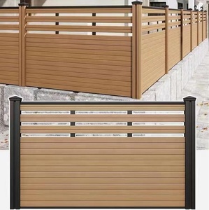 Paneles <span class=keywords><strong>de</strong></span> Cercado <span class=keywords><strong>de</strong></span> WPC para Suelos <span class=keywords><strong>de</strong></span> Hormigón, Cercado Semi-Privado para Jardín Exterior - Product Image 2
