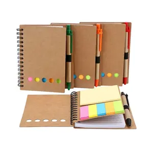 Logo personalizzato a buon mercato semplice A4 A5 A6 copertina rigida Notebook vuoto Softcover scuola quaderno a spirale stampato per studenti