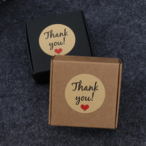 Gepersonaliseerde bulk vierkante recyclebare kraftpapieren cadeaudozen, opvouwbaar, voor kaarsen & sushi verpakkingen en opslag - Product Image 4