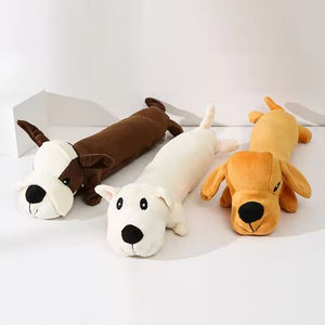 Pet <b>Plush</b> Toys Dog Chew Toys Puppy <b>Cats</b> Biting Sound Squeaky Toys Cartoon Sausage Dog Stuffed Dachshund - Product Image 2