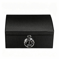 Boîte à cigares en bois de cèdre moderne personnalisée avec finition laquée, accessoire électrique pour le stockage exclusif de cigares, étui à cigares portable