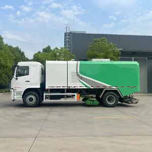 Camion balayeuse routière diesel 4x2 EV de haute qualité Shacman pour l'extérieur, petit camion aspirateur pour aéroports en Malaisie - Product Image 2