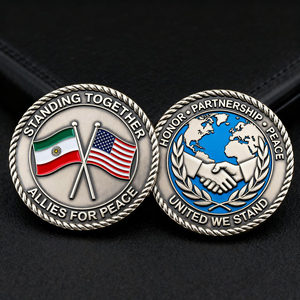 เหรียญที่ระลึกดีไซน์ใหม่ทันสมัยสไตล์โบราณ ราคาโรงงาน ผลิตจากโลหะผสมทองเหลืองและสังกะสี ชุบทอง 3 มิติ งานสั่งทำพิเศษสำหรับนักสะสม - Product Image 1