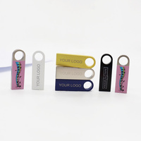 Usb 3.0 pena desain Mini, tongkat memori bahan logam 2GB 4GB 8GB 16GB USB Flash Drive hadiah promosi 32GB 64GB