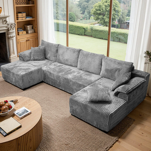 Sofá Modular en Forma de <span class=keywords><strong>U</strong></span>, Estilo Nórdico, Compresión al Vacío, Atunus, Sofá sin Estructura, para Sala de Estar, Apartamento - Product Image 1