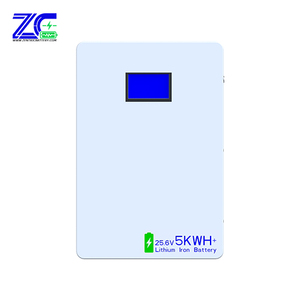 แบตเตอรี่ลิเธียมแบบติดผนัง Solar System Home Energy 25.6V 5KWH สำหรับระบบไฮบริดกริด จัดเก็บพลังงานภายในบ้าน รุ่น ZCB-G-5kWh All in One - Product Image 1