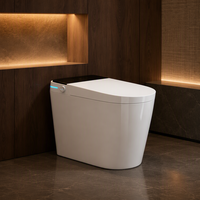 WC intelligent avec chasse d'eau automatique, bidet, siège chauffant, eau chaude, monobloc allongé en céramique, à poser au sol 2026