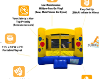 Commerce de gros enfants petit intérieur extérieur saut d'air Moonwalk gonflable Kiddo ballon Mini maison de rebond