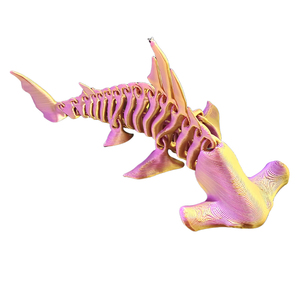 Best seller 3D stampato in plastica con cerniera <span class=keywords><strong>scheletro</strong></span> di squalo e squalo martello romanzo giocattoli da collezione a tema animale cinese - Product Image 1