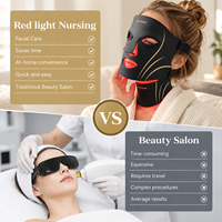 Best-seller - Appareil de massage facial et de lifting du cou sans fil ultra-fin en silicone à 7 couleurs, flexible, pour le soin de la peau, masques faciaux