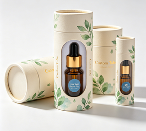 <b>Custom</b> Various Size Cosmetic Paper Tube, Eco-Friendly Round Cylinder Packaging for Makeup,<b>Lipstick</b> and Skincare Products - Product Image 4