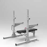 Banc de presse plat de support de squat de compétition d'haltérophilie multi d'OEM pour la salle d'entraînement de puissance