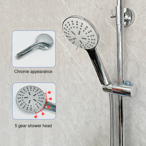 Usine pas cher <span class=keywords><strong>prix</strong></span> haut douche deux fonctions élégant luxe douche ensemble maison <span class=keywords><strong>salle</strong></span> <span class=keywords><strong>de</strong></span> <span class=keywords><strong>bain</strong></span> utiliser <span class=keywords><strong>installation</strong></span> facile - Product Image 4