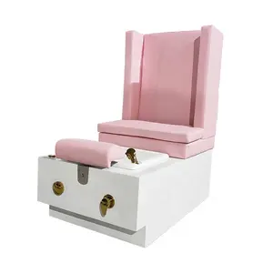 现代美甲沙龙设备家具定制足浴沙发按摩新拉帕拉修脚椅，带碗凳