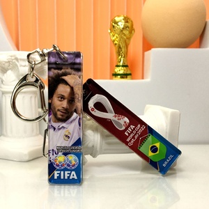 Nhà Cung Cấp Móc Khóa Tùy Chỉnh Móc Khóa Ảnh Brazil Neymar Móc Chìa Khóa Sang Trọng Bằng Nhựa Acrylic - Product Image 2