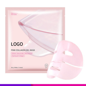 Mascarilla Facial de Gel de Colágeno Rosa 28g, Antienvejecimiento, Reafirmante y Blanqueadora - Product Image 3