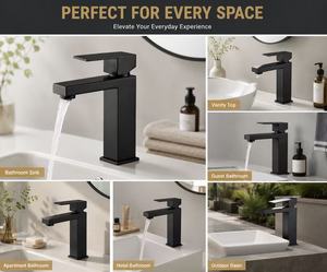 Rubinetto per <span class=keywords><strong>Lavabo</strong></span> in Acciaio Inox NES-CAAB13, <span class=keywords><strong>Miscelatore</strong></span> Acqua Calda e Fredda per Bagno Domestico - Product Image 4