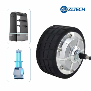 محرك سيرفو كهربائي بدون فرش مدمج بمحرك تيار مستمر <span class=keywords><strong>4</strong></span>.5 بوصة 24 فولت 5 نيوتن متر 300 دورة في الدقيقة حمولة 150 كجم للمركبات الموجهة آليًا - Product Image 5