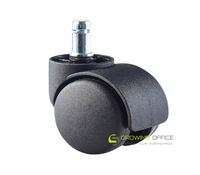 60MM meubles de bureau chaise pivotante composant maison chaise pièces de rechange en plastique muet roulette PU roues