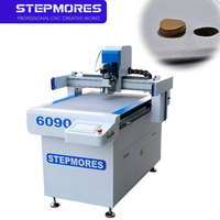 Machine de découpe à couteau oscillant tangentiel CNC automatique StepMores 6090 à moteur pour tissu, cuir et papier