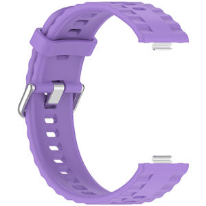 Bracelets de sport en gros pour Watch Fit 4 Pro, bracelet de montre intelligente en caoutchouc souple et respirant, bracelets de remplacement, boucle à pression de 12 mm - Product Image 2