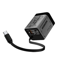 Chargeur GaN 67W avec câble extensible double port A+C PD QC3.0 5V/2.4A USB-C rapide pour iPhone 17 16 15