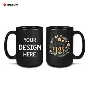 Wholesale Promotional Gifts Bulk Heat Transfer Large Capacity 15 oz Custom Printing Black Blue Red Sublimation <b>Ceramic</b> <b>Mug</b> - Product Image 2