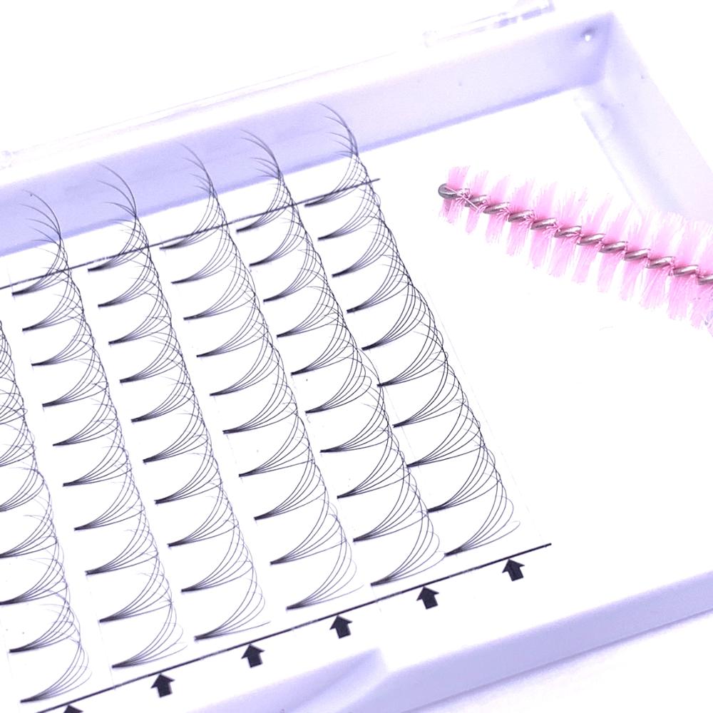 Ручная работа Роскошные 0,07 мм кашемировые 5D накладные ресницы C D завитые шелковые норковые 3D 4D 5D 6D 10D объемные ресницы