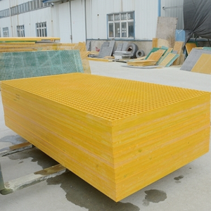 Griglie in Fibra di Vetro per Pavimenti, Ripiani in Composito GRP, Coperture per Canali di Drenaggio, Griglie <span class=keywords><strong>FRP</strong></span> per Marciapiedi - Product Image 6