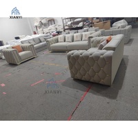 Offre Spéciale de canapés chesterfield en cuir 1 2 3 places au design moderne Mobilier luxueux pour la maison Canapés rembourrés pour le salon