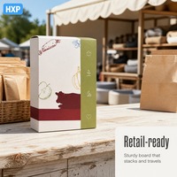 Boîte en carton pliable personnalisée pour l'emballage des aliments pour animaux de compagnie avec impression en couleur intégrale