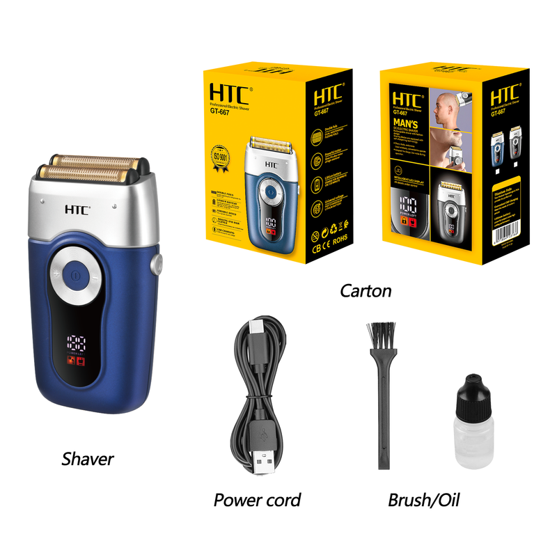 HTC GT 667 Mens Beard Shaver