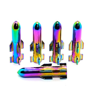 Bouchons de valve de <span class=keywords><strong>pneu</strong></span> universels colorés, anti-poussière et antirouille pour vélo et moto - Product Image 6