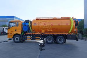 Shacman 6×4 Sewage <b>Suction</b> & Cleaning Truck, Powered by World-famous Weichai Engine,Auxiliary engine with vacuum <b>pump</b>. - Product Image 3