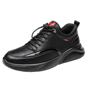 Chaussures décontractées en cuir pour hommes, nouveau style estival, pour les loisirs et le sport, tendance et à la mode pour les personnes pressées, style marche. - Product Image 6
