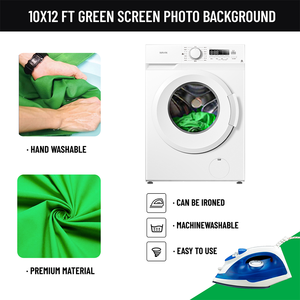 Bán Buôn 2.6*3M Nền Đứng Với 3*3M Nhiếp Ảnh Màu Xanh Lá Cây Màn Hình Kit Sống Nhiếp Ảnh Màu Xanh Lá Cây Vải Màn Hình Mền Vải - Product Image 2