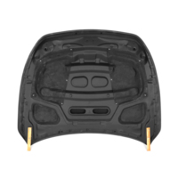 Capot avant en fibre de carbone avec aération avant, remplacement pour Infiniti Q60 2016+, capot moteur avant
