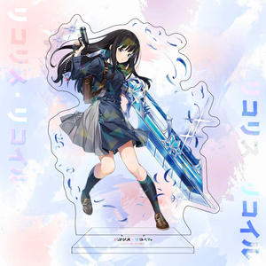 Soporte Acrílico Decorativo de Escritorio con Personajes de Anime <span class=keywords><strong>Lycoris</strong></span> Recoil, de Doble Cara, de Alta Calidad, Creativo - Product Image 3