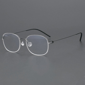 <span class=keywords><strong>MARS</strong></span> tùy chỉnh cổ điển phong cách vuông Titanium kính quang học khung thoải mái hình bầu dục eye-hình dạng cho kim cương hình dạng khuôn mặt phụ nữ - Product Image 6