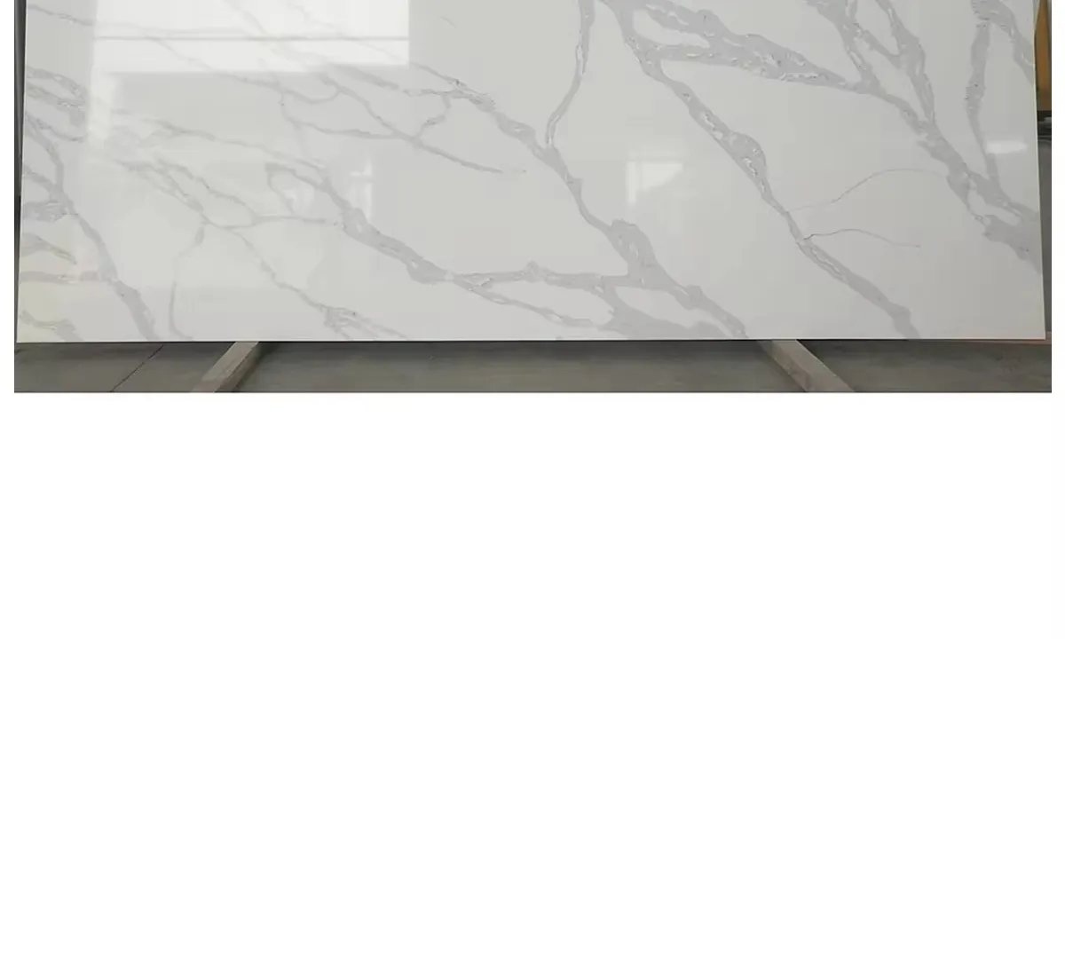 Modern Design Calacatta Grote Aders Witte Kwarts Stenen Plaat Keuken Aanrecht En Badkamer Vloertegels Paneel