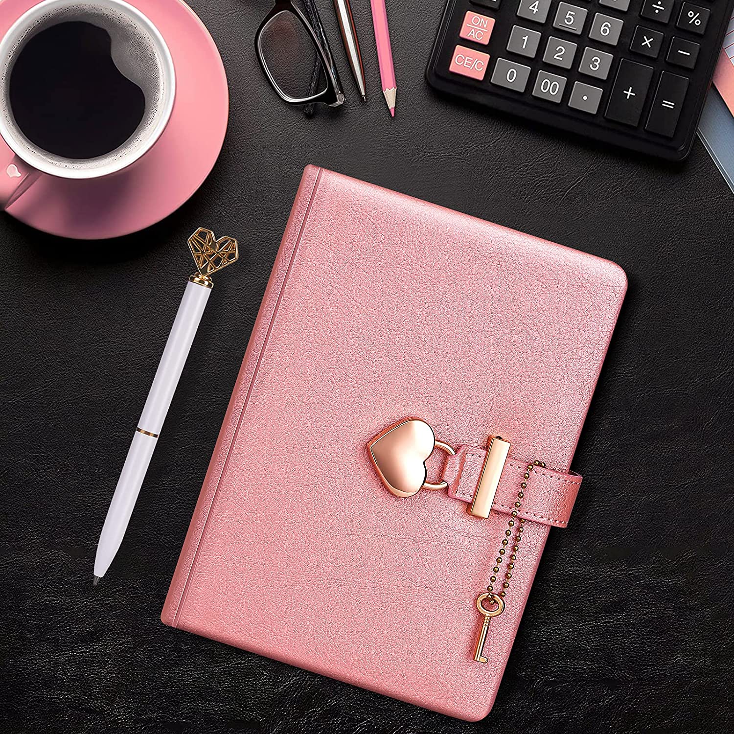 journal heart lock