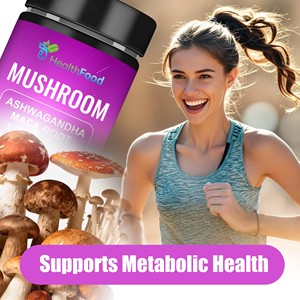 Gélules de champignons les plus vendues, contenant un mélange d'extraits de champignons naturels, favorisent la santé métabolique, capsules de gélules de champignons - Product Image 3