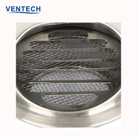 Tapa de Ventilación Redonda de Acero Inoxidable con Malla Protectora para Sistemas de Ventilación de Aire en Almacenes