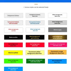 Cinta de Impresora de Etiquetas Compatible con <span class=keywords><strong>DYMO</strong></span>/Delta DM1 de 12 mm x 7 m, Resistente al Agua y a los Arañazos, con Múltiples Especificaciones, 45013 Etiquetas - Product Image 4