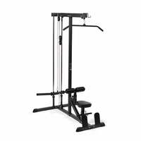 Hyper Fitness – Appareil d'entraînement multifonctionnel à usage domestique, poulie haute/basse, musculation, acier réglable, hauteur personnalisable, capacité 70 kg