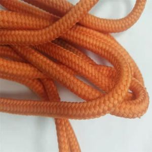 Custom 6mm <b>Funky</b> Tubular Drawcord with Plastic Tipping 100% Polyester for Garments & <b>Shoes</b> Coated Polyester Drawstring - Product Image 3